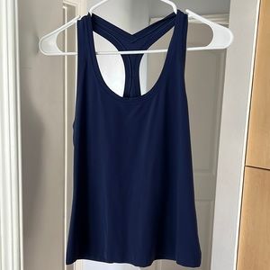 Lululemon CRB Short Tank Nulu in Night Sea